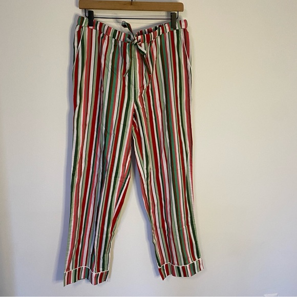 NWT Printfresh Women’s Candy Cane Stripe Long Sleep Set Christmas Size M Pjs - Picture 8 of 11